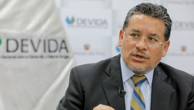 Presidente ejecutivo de Devida, Rubén Vargas